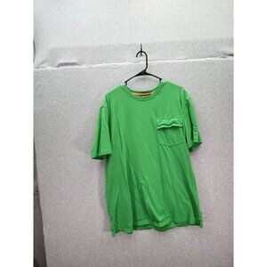 Duluth Trading Co. Mens Green Splitfighter Longtail T-Shirt XL Trim Fit 100% Cot